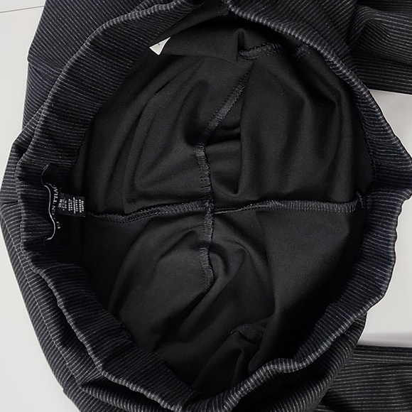 ⭐️2/ 30⭐️ Ellen Tracy Women's Black White Pin Stripes Pull On Pant Stretch Sz M - Picture 6 of 13